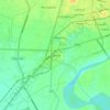 Mapa topográfico Sarkhej, mapa de relieve, mapa de altitud