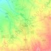 Mapa topográfico Rajkot, mapa de relieve, mapa de altitud