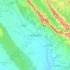 Mapa topográfico Anandpur Sahib, mapa de relieve, mapa de altitud