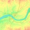 Mapa topográfico Mandvi, mapa de relieve, mapa de altitud