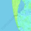 Mapa topográfico Alappuzha, mapa de relieve, mapa de altitud