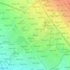 Mapa topográfico Sahibzada Ajit Singh Nagar, mapa de relieve, mapa de altitud
