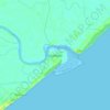 Mapa topográfico Chandipur, mapa de relieve, mapa de altitud