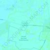 Mapa topográfico Dzibilchaltún, mapa de relieve, mapa de altitud