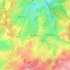 Mapa topográfico Rachamps, mapa de relieve, mapa de altitud