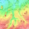 Mapa topográfico Wasmes, mapa de relieve, mapa de altitud