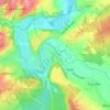 Mapa topográfico Deulin, mapa de relieve, mapa de altitud
