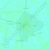Mapa topográfico Telchac Pueblo, mapa de relieve, mapa de altitud