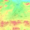 Mapa topográfico Bhuj (M + OG), mapa de relieve, mapa de altitud