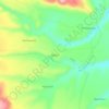 Mapa topográfico Sicuani, mapa de relieve, mapa de altitud