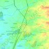 Mapa topográfico Dera Bassi, mapa de relieve, mapa de altitud