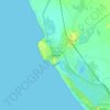 Mapa topográfico Dwarka, mapa de relieve, mapa de altitud