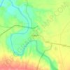 Mapa topográfico Rajpipla, mapa de relieve, mapa de altitud