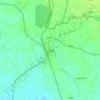 Mapa topográfico Jaynagar, mapa de relieve, mapa de altitud