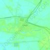Mapa topográfico Sivasagar, mapa de relieve, mapa de altitud