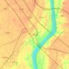 Mapa topográfico Vasad, mapa de relieve, mapa de altitud
