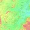 Mapa topográfico Balāngīr, mapa de relieve, mapa de altitud