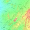 Mapa topográfico Sirohi, mapa de relieve, mapa de altitud
