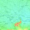 Mapa topográfico Begusarāi, mapa de relieve, mapa de altitud