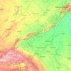 Mapa topográfico Būndi, mapa de relieve, mapa de altitud