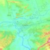 Mapa topográfico Rourkela, mapa de relieve, mapa de altitud