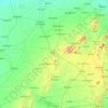Mapa topográfico Sikar, mapa de relieve, mapa de altitud
