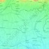 Mapa topográfico Purnia, mapa de relieve, mapa de altitud