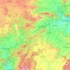 Mapa topográfico Singhbhūm, mapa de relieve, mapa de altitud