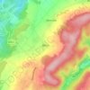 Mapa topográfico Wéris, mapa de relieve, mapa de altitud