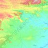 Mapa topográfico Rahe, mapa de relieve, mapa de altitud