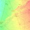 Mapa topográfico Faridkot, mapa de relieve, mapa de altitud