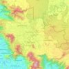 Mapa topográfico Wayanad, mapa de relieve, mapa de altitud
