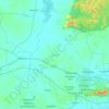 Mapa topográfico Khordha, mapa de relieve, mapa de altitud