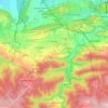 Mapa topográfico Wellin, mapa de relieve, mapa de altitud