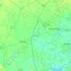 Mapa topográfico Bahadurgarh, mapa de relieve, mapa de altitud
