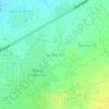 Mapa topográfico Sector 80, mapa de relieve, mapa de altitud