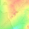 Mapa topográfico Barmer, mapa de relieve, mapa de altitud