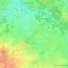 Mapa topográfico Wingene, altitud, relieve