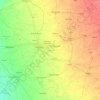 Mapa topográfico Bathinda, mapa de relieve, mapa de altitud