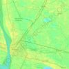Mapa topográfico Hajipur, mapa de relieve, mapa de altitud