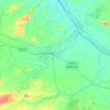 Mapa topográfico Garhwa, mapa de relieve, mapa de altitud