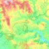 Mapa topográfico Riós, altitud, relieve
