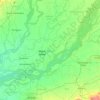 Mapa topográfico Majuli, mapa de relieve, mapa de altitud
