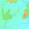 Mapa topográfico Golamunda, mapa de relieve, mapa de altitud