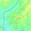 Mapa topográfico Jharsuguda, mapa de relieve, mapa de altitud