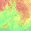Mapa topográfico Simdega, mapa de relieve, mapa de altitud