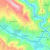 Mapa topográfico Oropesa, mapa de relieve, mapa de altitud