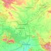 Mapa topográfico Jharsuguda, mapa de relieve, mapa de altitud