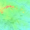 Mapa topográfico Dhanbad, mapa de relieve, mapa de altitud