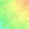 Mapa topográfico Narwana, mapa de relieve, mapa de altitud